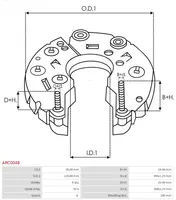 Automobilių dalys ARC0048