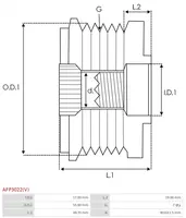Skriemulys generatoriaus AFP3022(V)