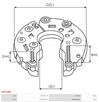 Automobilių dalys ARC0080