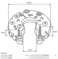 Automobilių dalys ARC5029