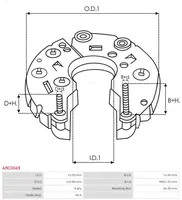 Automobilių dalys ARC0049