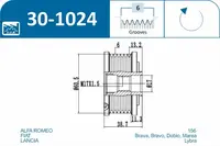 Pulley of generator 30-1024