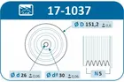Pulley of crankshaft 17-1037