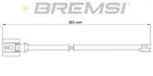 Brake pad wear sensor, rear WI0732