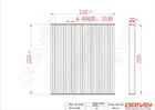Cabin Filter DP1110.12.0109