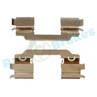 Fastening elements for front brake pads R-U0175