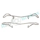 Fastening elements for front brake pads R-U0154