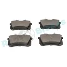 Brake pads set for rear wheels R-P0468