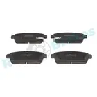 Brake pads set for rear wheels R-P0712
