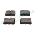 Brake pads set for rear wheels R-P1486