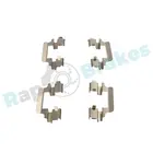 Fastening elements for front brake pads R-U0322