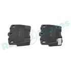 Brake pads set for rear wheels R-P1081