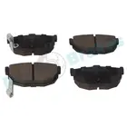 Brake pads set for rear wheels R-P0984