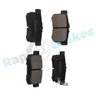 Brake pads set for rear wheels R-P1236
