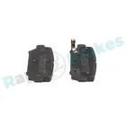 Brake pads set for rear wheels R-P1665