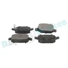 Brake pads set for rear wheels R-P0833