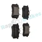 Brake pads set for rear wheels R-P0683