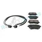 Brake pads set for rear wheels R-P0412