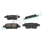 Brake pads set for rear wheels R-P1336