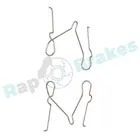 Fastening elements for front brake pads R-U0202