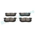 Brake pads set for rear wheels R-P0232