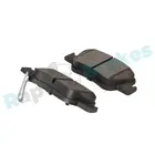 Brake pads set for rear wheels R-P1266