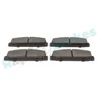 Brake pads set for rear wheels R-P0931