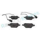 Brake pads set for rear wheels R-P0741