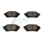 Brake pads set for rear wheels R-P1614