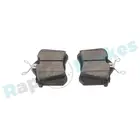 Brake pads set for rear wheels R-P0401