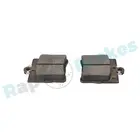 Brake pads set for rear wheels R-P0255