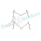 Fastening elements for front brake pads R-U0305
