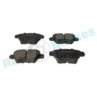 Brake pads set for rear wheels R-P0557