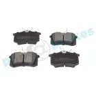 Brake pads set for rear wheels R-P0250