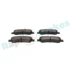 Brake pads set for rear wheels R-P0561