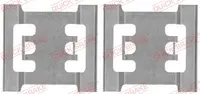 Fastening elements for front brake pads 109-1688