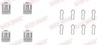 Fastening elements for front brake pads 109-1055