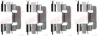 Fastening elements for front brake pads 109-1229
