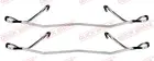 Fastening elements for front brake pads 109-1180
