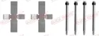 Fastening elements for front brake pads 109-1040