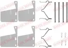 Fastening elements for front brake pads 109-0960
