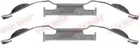 Fastening elements for front brake pads 109-1221