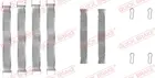 Fastening elements for front brake pads 109-0937
