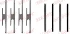 Fastening elements for front brake pads 109-0975
