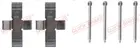 Fastening elements for front brake pads 109-0916
