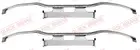 Fastening elements for front brake pads 109-1213