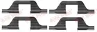 Fastening elements for front brake pads 109-1263