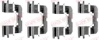 Fastening elements for front brake pads 109-1227