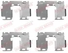 Fastening elements for front brake pads 109-1760