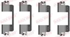 Fastening elements for front brake pads 109-1234